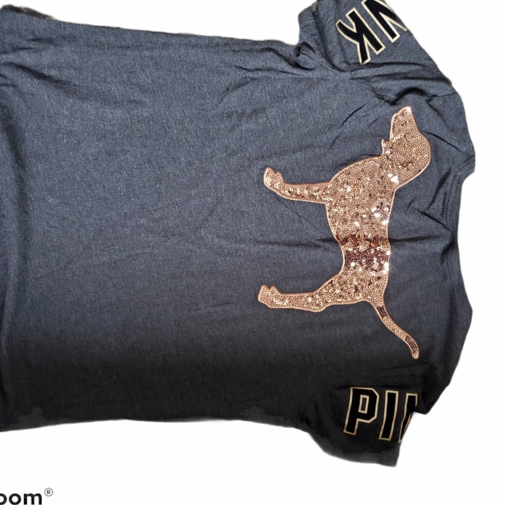 Victoria's secret pink logo T-shirt